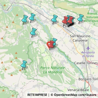 Mappa Località Grangia Pol, 10070 Robassomero TO, Italia (4.70353)