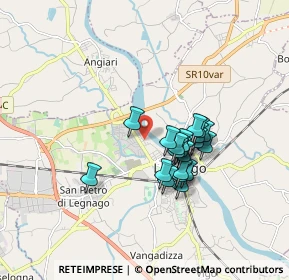 Mappa Via Oslavia, 37045 Legnago VR, Italia (1.334)