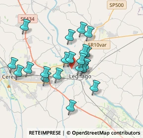 Mappa Via Oslavia, 37045 Legnago VR, Italia (3.05)
