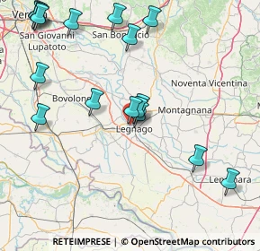 Mappa Via Oslavia, 37045 Legnago VR, Italia (19.19882)