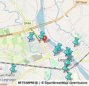 Mappa Via Oslavia, 37045 Legnago VR, Italia (1.17727)