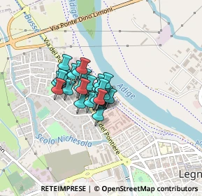 Mappa Via Oslavia, 37045 Legnago VR, Italia (0.21379)