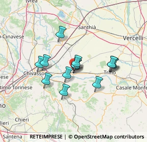 Mappa Via Marco Polo, 13044 Crescentino VC, Italia (10.63231)