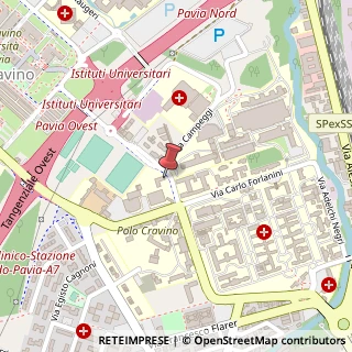 Mappa Via Torquato Taramelli, 24, 27100 Pavia, Pavia (Lombardia)