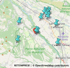 Mappa Via Giuseppe di Vittorio, 10070 Robassomero TO, Italia (3.81417)