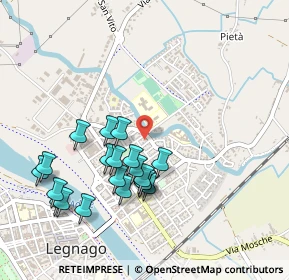 Mappa Via Alessandro Manzoni, 37045 Legnago VR, Italia (0.483)