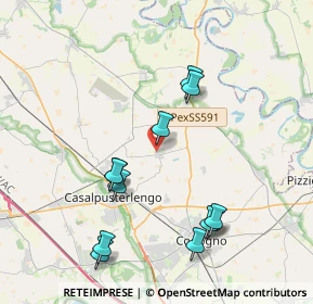 Mappa Via G.Marconi, 26827 Terranova dei Passerini LO, Italia (4.10333)