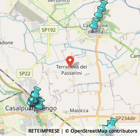 Mappa Via G.Marconi, 26827 Terranova dei Passerini LO, Italia (3.50875)