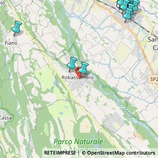 Mappa Via Anselmo Martini, 10070 Robassomero TO, Italia (4.0615)