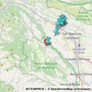 Mappa Via Anselmo Martini, 10070 Robassomero TO, Italia (4.04818)