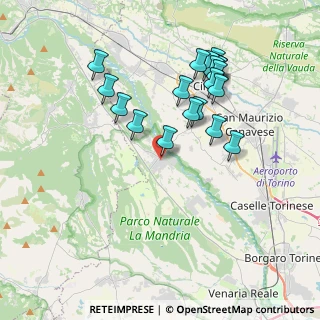 Mappa Via Anselmo Martini, 10070 Robassomero TO, Italia (3.773)