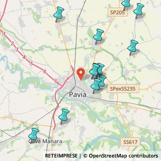 Mappa Via Luigi Nascimbene, 27100 Pavia PV, Italia (4.70833)