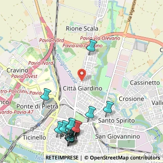 Mappa Via Luigi Nascimbene, 27100 Pavia PV, Italia (1.4685)
