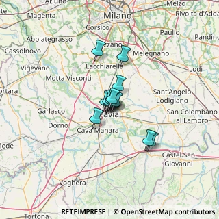 Mappa Via Enrico Vaccari, 27100 Pavia PV, Italia (6.22571)
