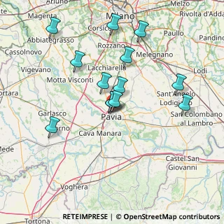 Mappa Via Enrico Vaccari, 27100 Pavia PV, Italia (13.95846)