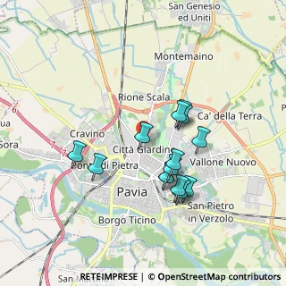 Mappa Via Enrico Vaccari, 27100 Pavia PV, Italia (1.54643)