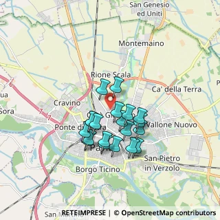Mappa Via Luigi Nascimbene, 27100 Pavia PV, Italia (1.379)