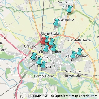Mappa Via Enrico Vaccari, 27100 Pavia PV, Italia (1.51417)