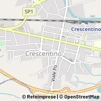 Mapa Crescentino