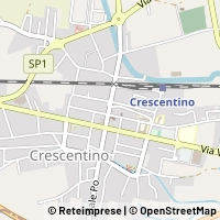 Hartă Crescentino
