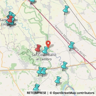 Mappa Via dei Larici, 26812 Borghetto Lodigiano LO, Italia (6.8265)