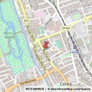 Mappa Via Paride da Cerea, 36A, 37053 Cerea, Verona (Veneto)