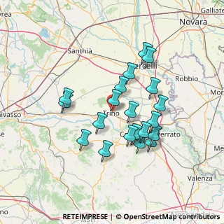 Mappa Via Andrea Picco, 13039 Trino VC, Italia (12.4515)