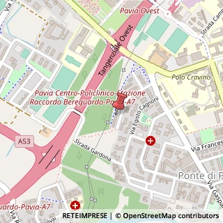 Mappa Via Luigi Marangoni, 33, 20700 Pavia, Pavia (Lombardia)