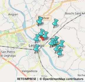 Mappa Via A. Scarsellini, 37045 Legnago VR, Italia (1.20154)