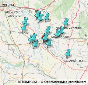 Mappa Via A. Scarsellini, 37045 Legnago VR, Italia (10.34765)