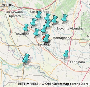 Mappa Via A. Scarsellini, 37045 Legnago VR, Italia (11.91)