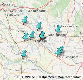Mappa Via A. Scarsellini, 37045 Legnago VR, Italia (10.62091)