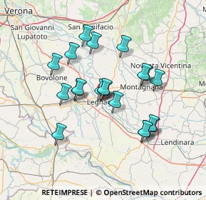 Mappa Via A. Scarsellini, 37045 Legnago VR, Italia (12.281)