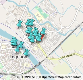 Mappa Via A. Scarsellini, 37045 Legnago VR, Italia (0.3795)