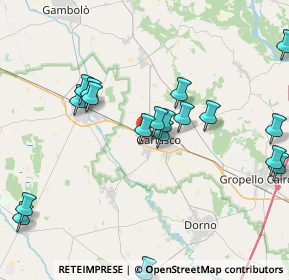 Mappa Via Scalina, 27026 Garlasco PV, Italia (4.7545)