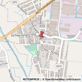 Mappa Piazza Roma, 2, 27010 Miradolo Terme, Pavia (Lombardia)