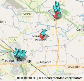 Mappa Via Cascine dei Passerini, 26827 Terranova dei Passerini LO, Italia (2.665)