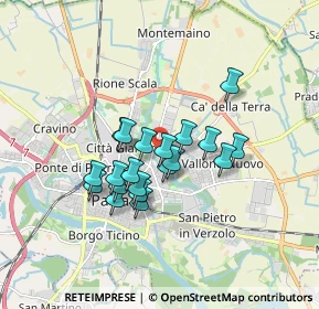 Mappa Via Emilia, 27100 Pavia PV, Italia (1.315)