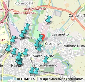 Mappa Via Emilia, 27100 Pavia PV, Italia (1.21)