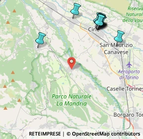 Mappa Viale Sandro Pertini, 10070 Robassomero TO, Italia (5.1425)