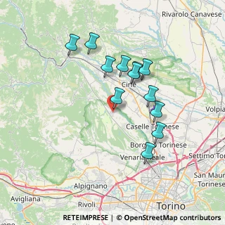 Mappa Viale Sandro Pertini, 10070 Robassomero TO, Italia (6.5)