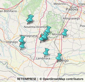 Mappa Via Meggiorina, 35045 Ospedaletto Euganeo PD, Italia (11.10455)