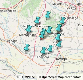 Mappa Via Meggiorina, 35045 Ospedaletto Euganeo PD, Italia (11.0375)