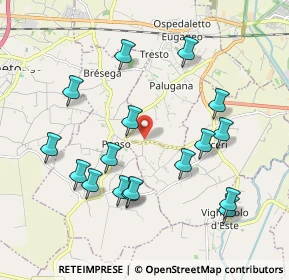 Mappa Via Meggiorina, 35045 Ospedaletto Euganeo PD, Italia (2.03)