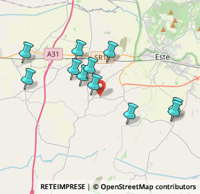 Mappa Via Meggiorina, 35045 Ospedaletto Euganeo PD, Italia (3.63364)