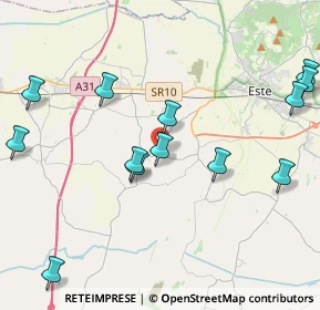 Mappa Via Meggiorina, 35045 Ospedaletto Euganeo PD, Italia (5.402)