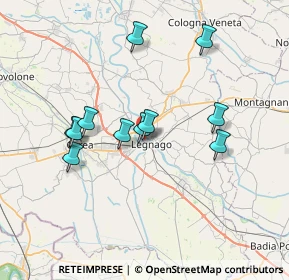 Mappa Via Filippo Turati, 37045 Legnago VR, Italia (6.48455)