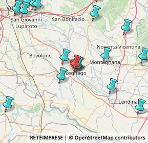 Mappa Via Filippo Turati, 37045 Legnago VR, Italia (22.3755)