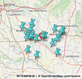 Mappa Via Filippo Turati, 37045 Legnago VR, Italia (11.0455)