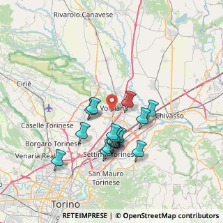 Mappa Via Rovereto, 10088 Volpiano TO, Italia (6.31563)